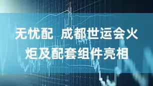 无忧配  成都世运会火炬及配套组件亮相
