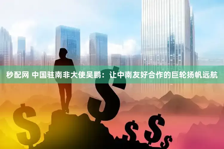 秒配网 中国驻南非大使吴鹏：让中南友好合作的巨轮扬帆远航